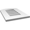 Ekena Millwork Arch Top Surface Mount PVC Gable Vent: Functional, w/ 3-1/2"W x 1"P Standard Frame, 14"W x 20"H GVPAR14X2001SF - alternate 4